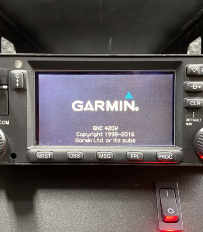 011-01058-00 Garmin GNC-420W WAAS IFR GPS, Nav-Comm Radio w Tray & Mods (14-28V)