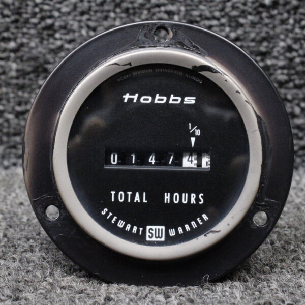 15001 Stewart Warner Hobbs Hour Meter Indicator (Volts: 4-40)