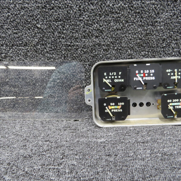 764-904 Piper PA-24-250 Instrument Cluster Assembly (Minus Gauge)