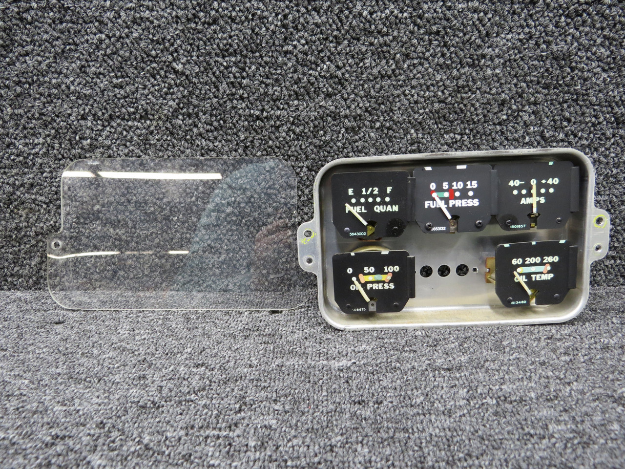 764-904 Piper PA-24-250 Instrument Cluster Assembly (Minus Gauge) 764-904 Piper PA-24-250 Instrument Cluster Assembly (Minus Gauge)