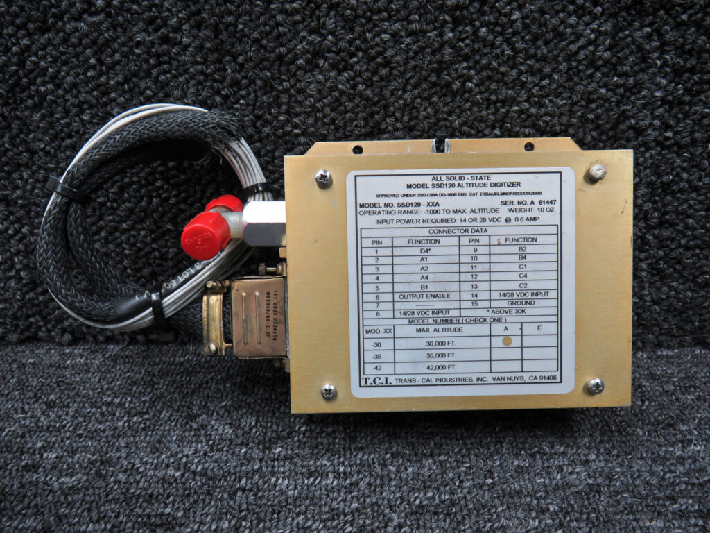 SSD120-30A Trans-Cal Industries Altitude Digitizer (Volts: 14-28, Amps: 0.6)